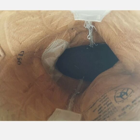 AMPUTEE Ariat Men's Brown Shark Skin Leather Western ONE SINGLE BOOT Siz… - Picture 6 of 7